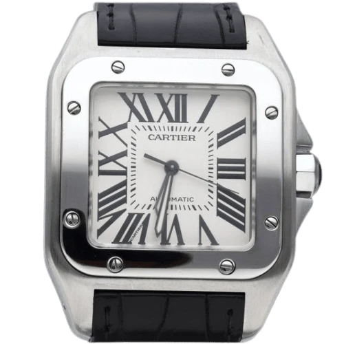 Cartier Santos 100 XL - Steel watch