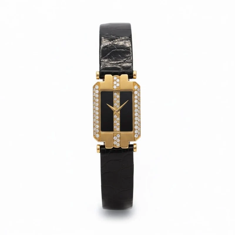 Piaget - Vintage yellow gold and diamond watch