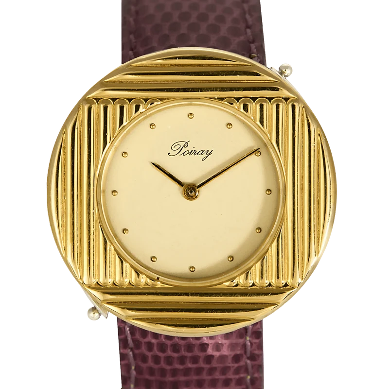 Poiray - My first round - Steel and yellow gold watch