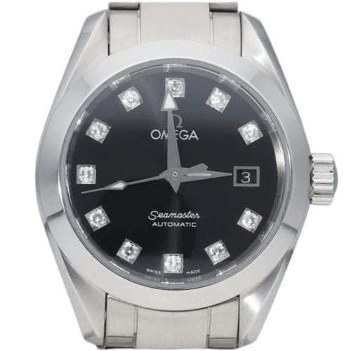 Omega Seamaster Aqua Terra - Lady's watch in steel and diamonds