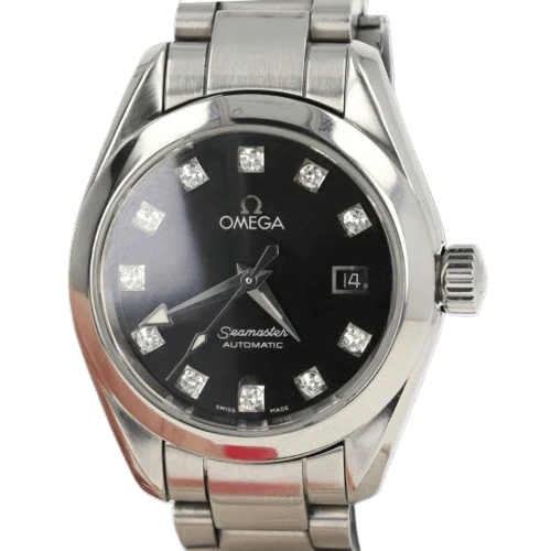 Omega Seamaster Aqua Terra - Lady's watch in steel and diamonds