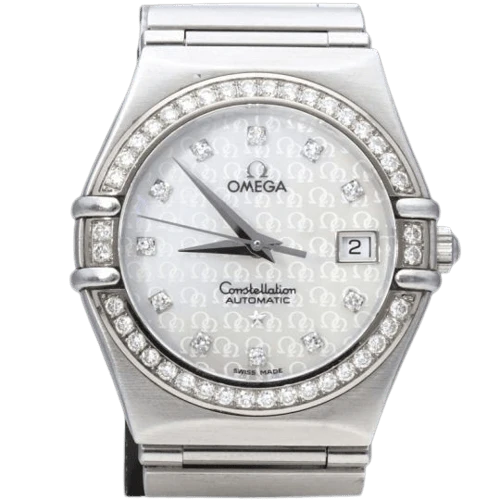 Omega Constellation - Women's steel and diamond watch