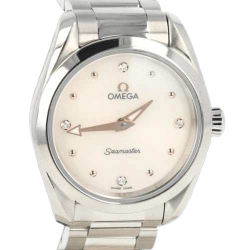 Omega Seamaster Aqua Terra - Steel and diamond watch
