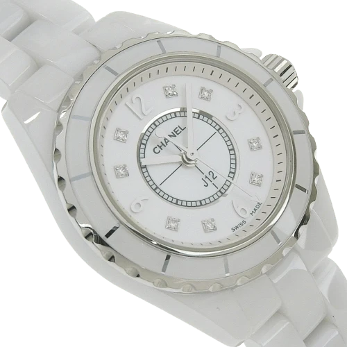 Chanel J12 - Ceramic, steel, diamond and mother-of-pearl watch