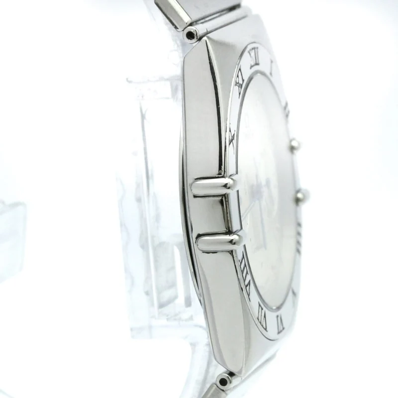 Omega Constellation - Day-Date quartz watch in stainless steel