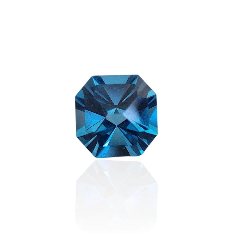 Electric Blue blue topaz - Certified natural stone 7.06 ct