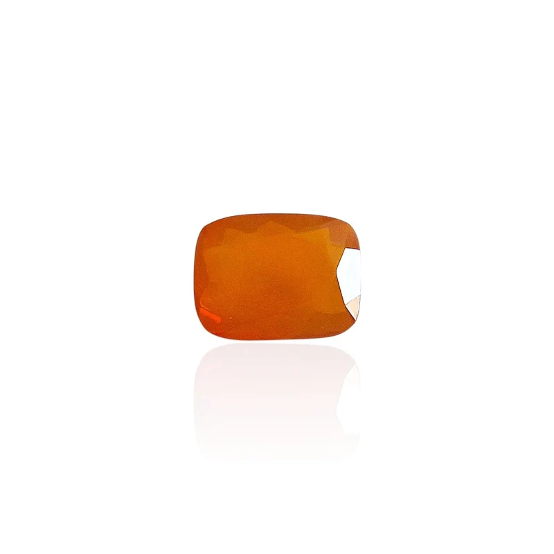 Mexican fire opal - 2.26 ct stone, mixed rectangular cut